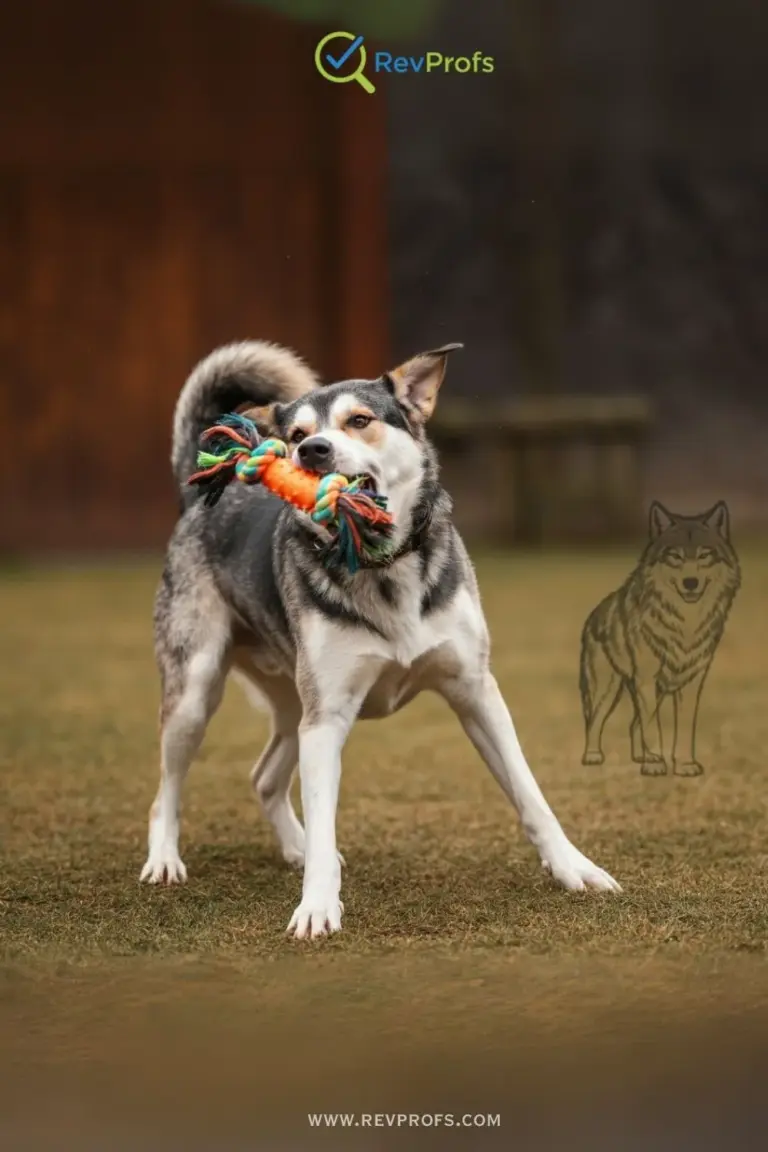 A happy Jack Russell Terrier playfully shaking a colorful rope toy back and forth in its mouth on a bright green lawn.